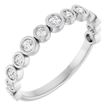 Bezel Lab-Grown Diamond Anniversary Band