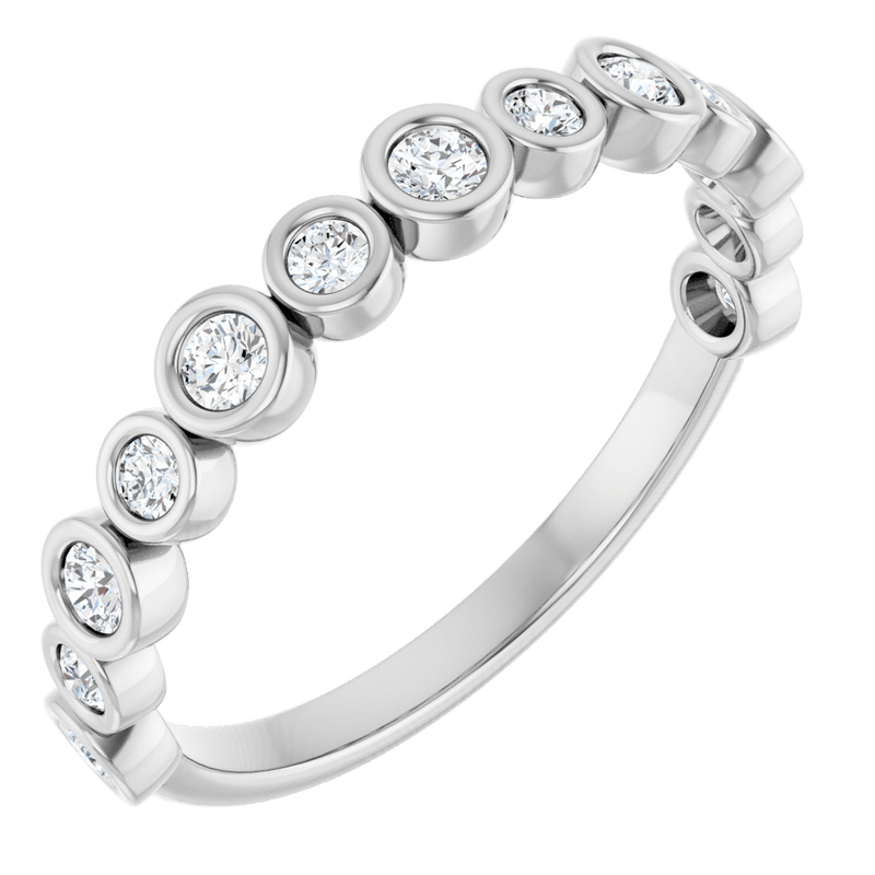 Bezel Lab-Grown Diamond Anniversary Band