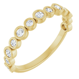 Bezel Lab-Grown Diamond Anniversary Band