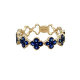 Sapphire Clover Band