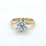 Round Brilliant Lab Grown Diamond Engagement Ring