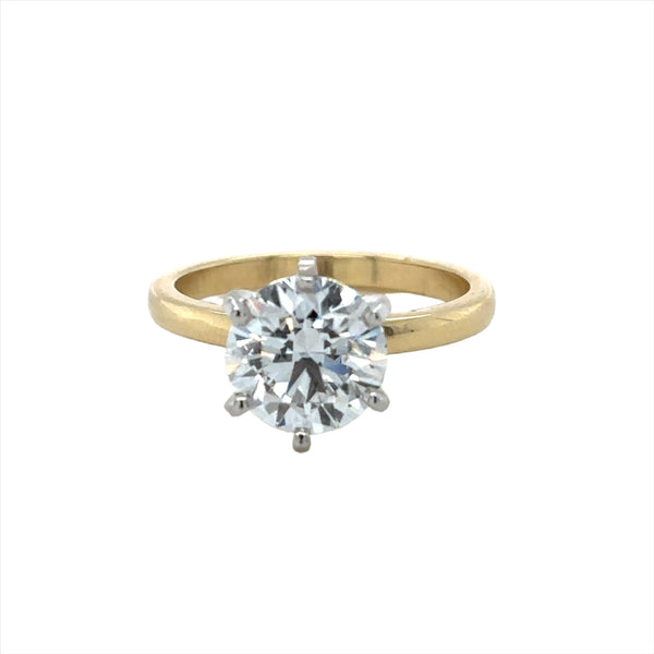 Round Brilliant Lab Grown Diamond Engagement Ring