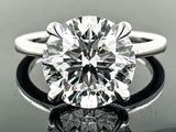 Lab Grown Round Brilliant Diamond with Hidden Halo