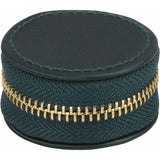 Brushed Leatherette Ring Keeper Keychain