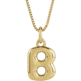 Bubble Initial Necklace