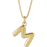 Bubble Initial Necklace