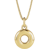 Bubble Initial Necklace