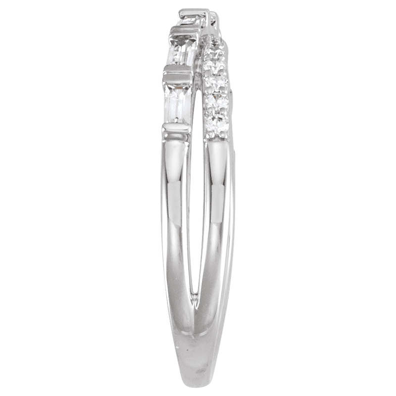 Crisscross Lab Grown Diamond Ring
