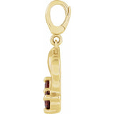 Garnet Cherry Charm Pendant