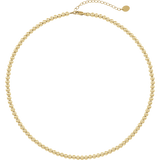 14K Yellow Gold-Filled 4 mm Beaded Necklace