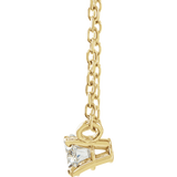 Lab Grown Oval Diamond Necklace