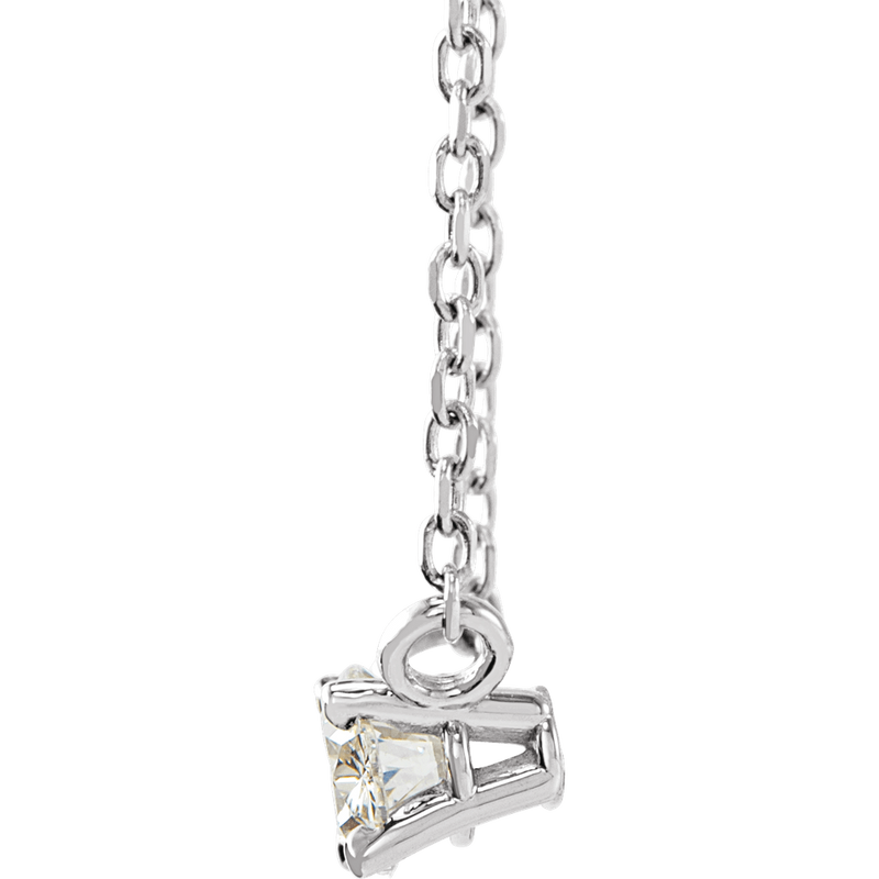 Lab Grown Oval Diamond Necklace