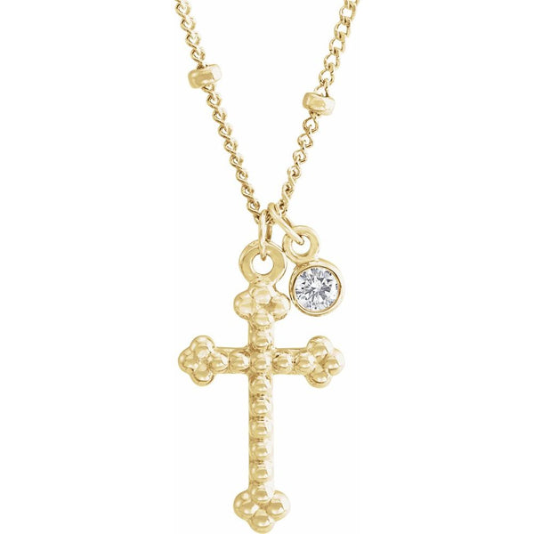 Beaded Cross Necklace