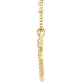 Beaded Cross Necklace
