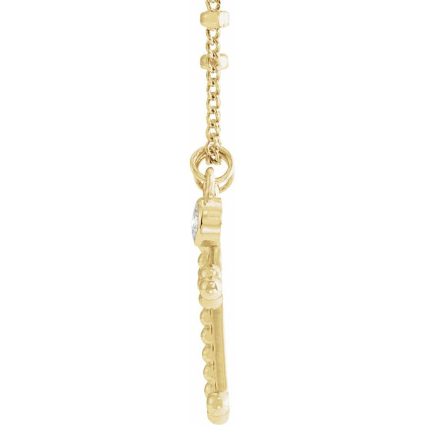 Beaded Cross Necklace