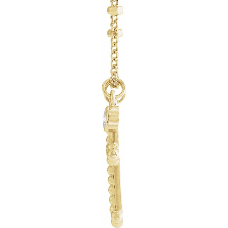 Beaded Cross Necklace