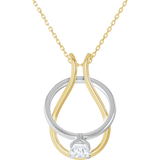 14K Yellow Gold Ring Holder 18" Necklace