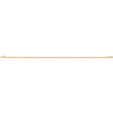 Gold diamond bracelet on a white background