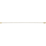 Gold diamond bracelet on a white background