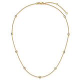Gold Filled Station Necklace