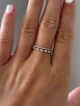 Double Row Diamond Ring