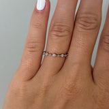 Beaded Diamond Ring