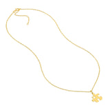 Puzzle Piece with Heart Adjustable Necklace