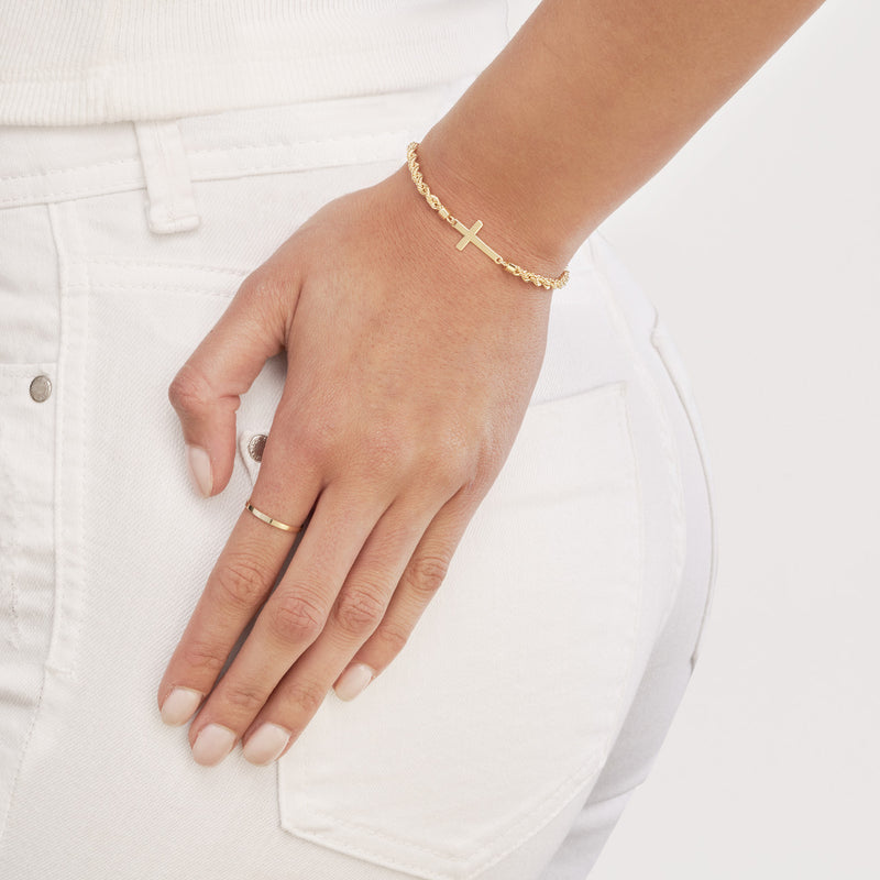 Cross Adjustable Bracelet