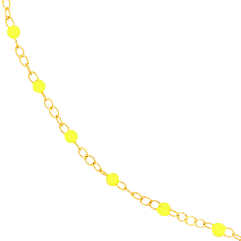 Enamel Bead Piatto Bracelet