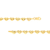 Solid Small Heart Link Chain