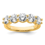 FIVE STONE Lab Grown Diamond Band