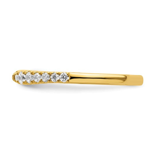 Negative Space Diamond Wedding Band