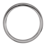 Titanium 6 mm Domed Polished Band