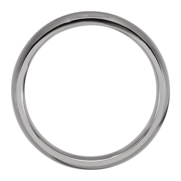 Titanium 6 mm Domed Polished Band