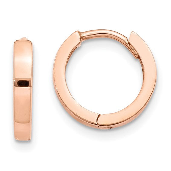 14k Hinged Huggies