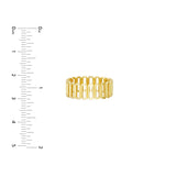 Open Paper Clip Side by Side Ring