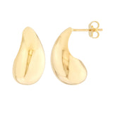 Teardrop Dome Earrings