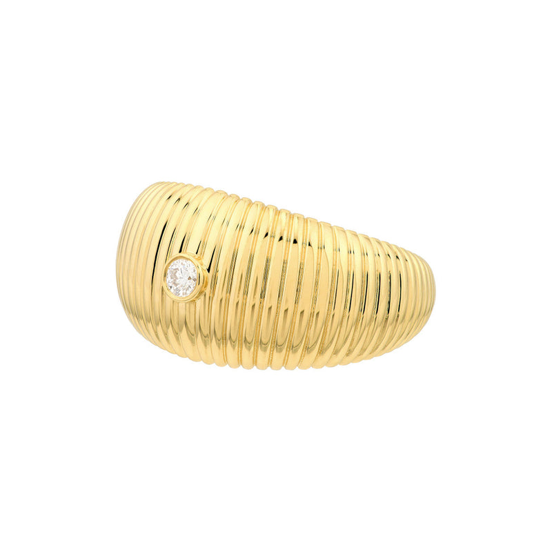 Diamond Shrimp Ring