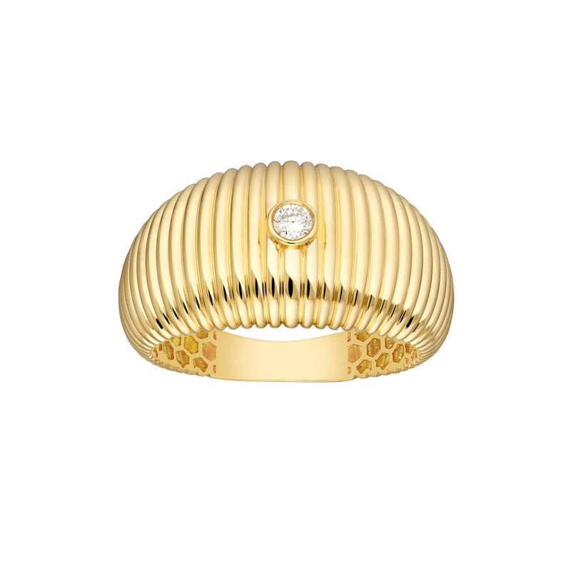 Diamond Shrimp Ring