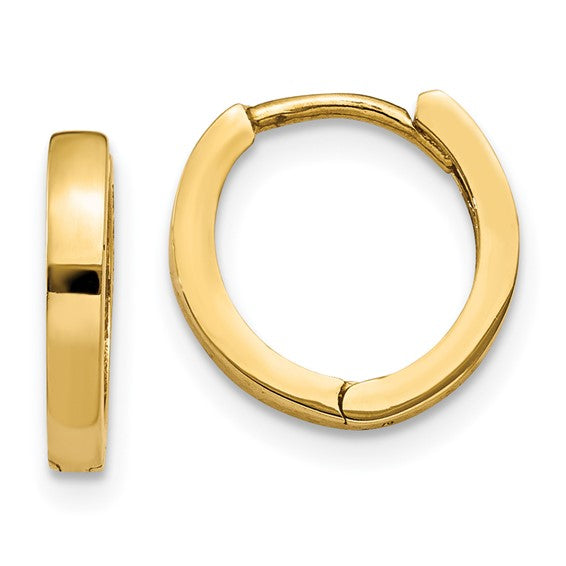14k Hinged Huggies