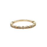 Scallop Diamond Band