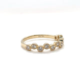 Wavy Bubble Diamond Band
