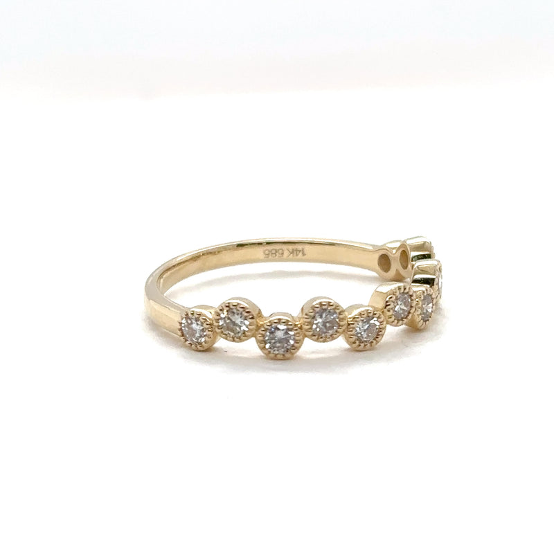 Wavy Bubble Diamond Band