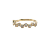 Wavy Bubble Diamond Band