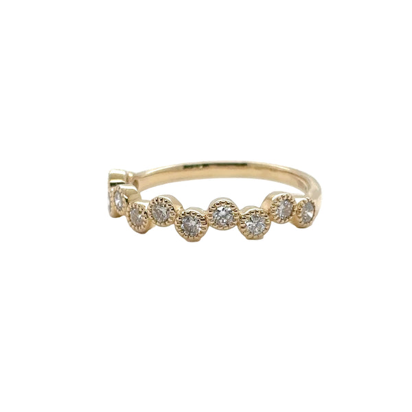 Wavy Bubble Diamond Band