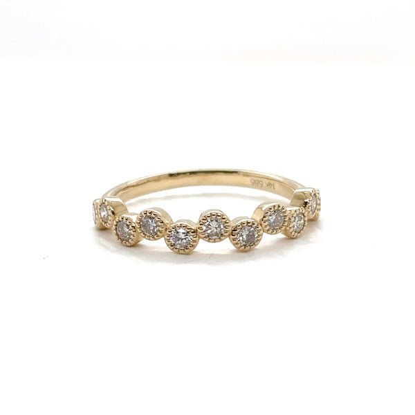 Wavy Bubble Diamond Band