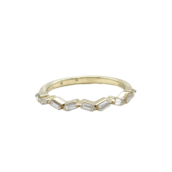 Zigzag Diamond Band