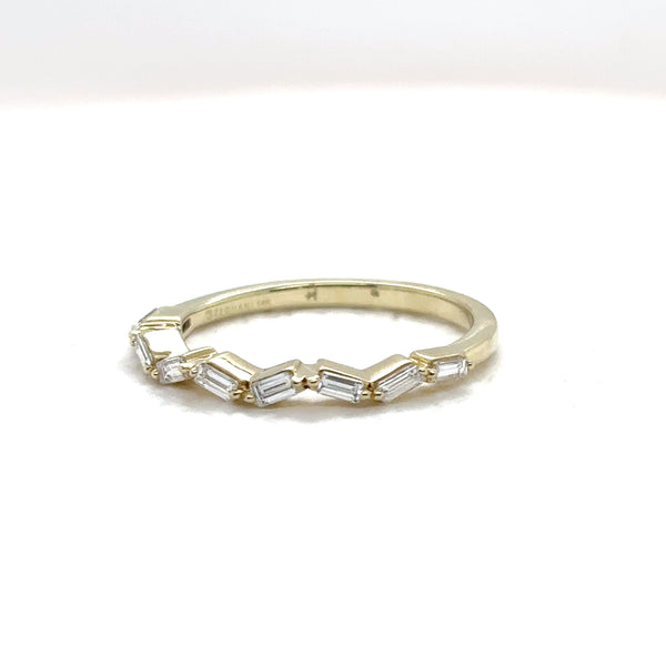 Zigzag Diamond Band