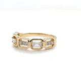 Honeycomb Diamond Band