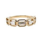 Honeycomb Diamond Band